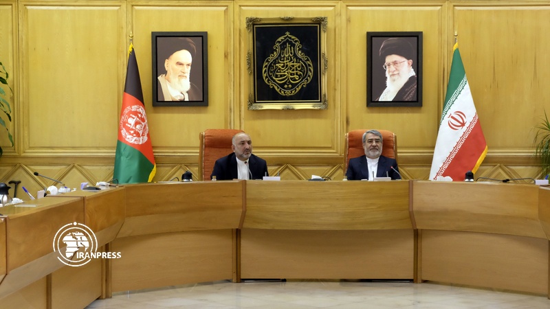 Afghanistan acting FM meets Iran Minister of Interior