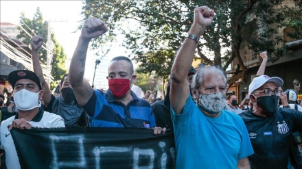 Anti-racism protesters pour onto Brazilian streets