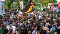 Funeral of two defenders of the holy shrines, Sari, Iran/Photo by  Seyyed vali shojaeilangari