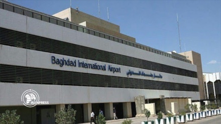 A rocket hit Baghdad Airport's military base