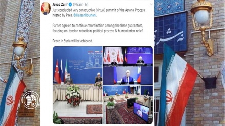 Peace in Syria will be achieved: Iran's Zarif