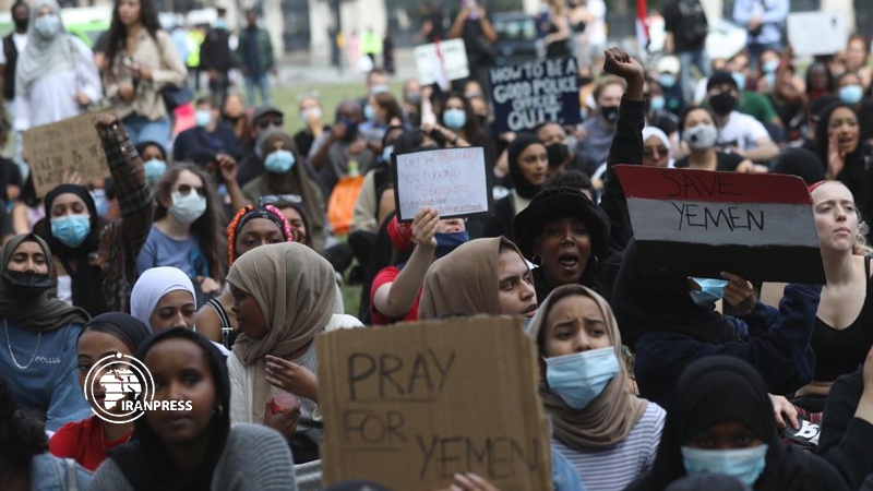 Iranpress: لندن... مظاهرة رافضة للحرب في اليمن