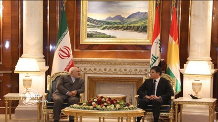 Iran's Zarif confers with Iraq's KRG President