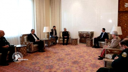 Iran's Bagheri meets Bashar al-Assad in Damascus