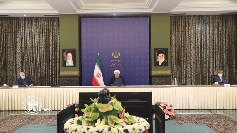 Iranpress: روحاني يعلن عن تقدم إيران في انتاج خمسة أدوية لعلاج "كوفيد-19"