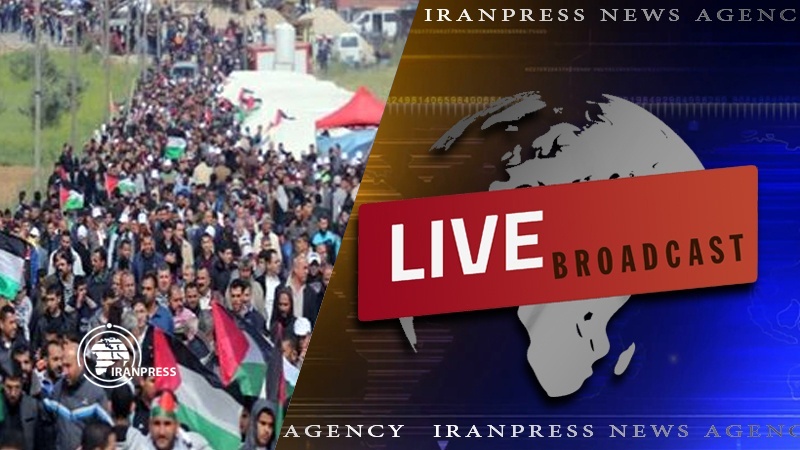 Iranpress: إقامة مظاهرات الغضب في غزة احتجاجًا على احتلال الضفة الغربية ومشروع "صفقة القرن"/ البث المباشر