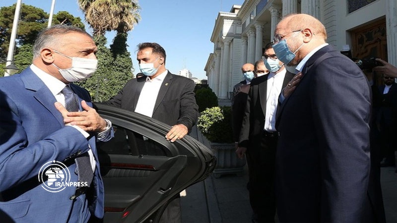 Iranpress: رئيس الوزراء العراقي يلتقي برئيس مجلس الشورى الإسلامي