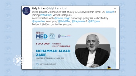 Iran's Zarif joins MED 2020 virtual dialogues