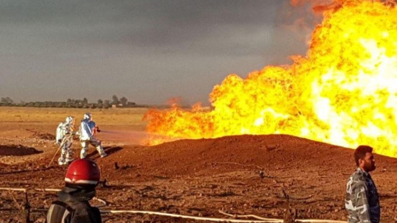 Gas pipeline blast, terrorist attack: Syrian minister