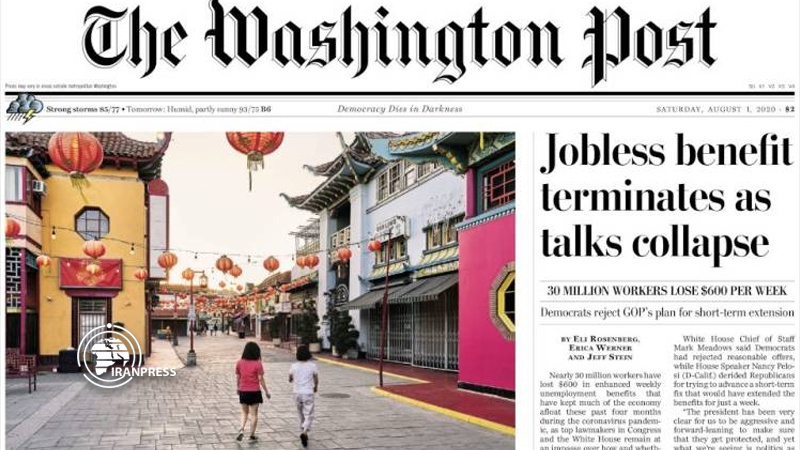 Iranpress: World Newspapers: Jobless benefit terminates as talks collapse