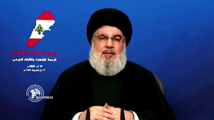 Nasrallah: Hezbollah does not have any missile caches in Beirut port