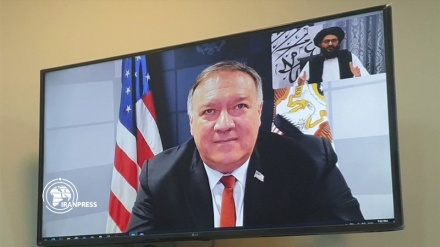 Pompeo holds video meeting with political deputy of Taliban 