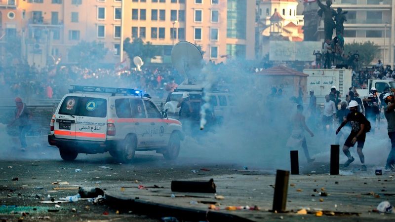 Clashes leave two dead near Beirut