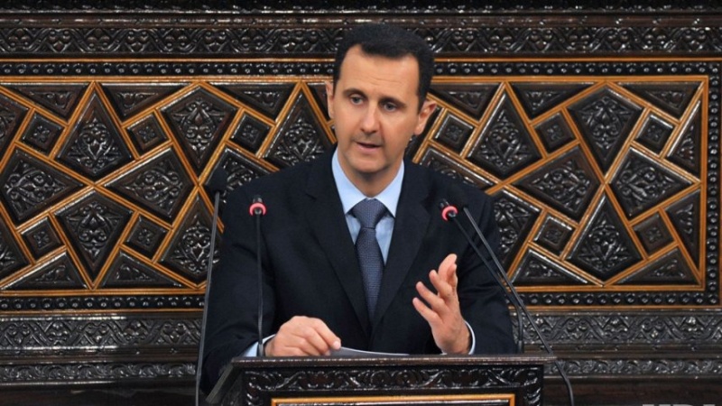 Iranpress: الرئيس السوري بشار الاسد يلقي خطابًا في مجلس الشعب