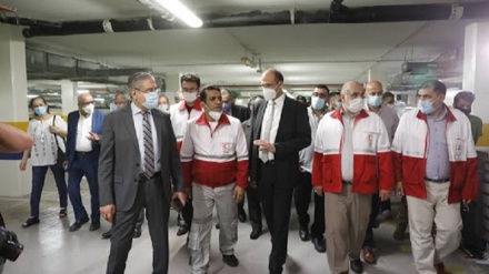 افتتاح المستشفى الميداني الإيراني في بيروت