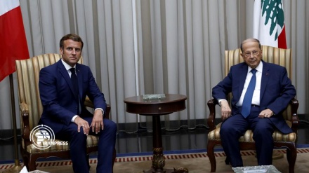 French President Macron arrives in Beirut