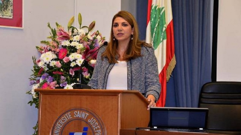 Lebanon justice minister Marie Claude Najm. Photo: the Business Standard