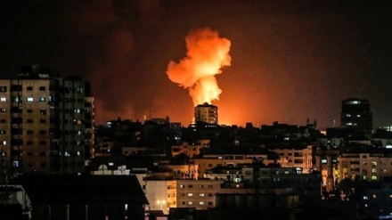 Zionist regime attacks north of Gaza Strip