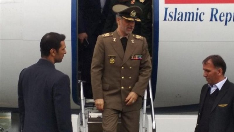 وزير الدفاع الإيراني يصل إلى موسكو