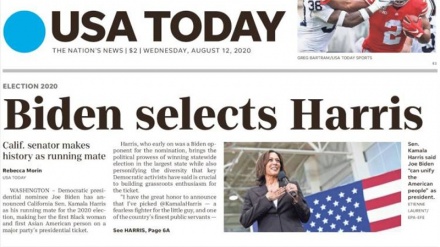 World Newspapers: Biden selects Harris