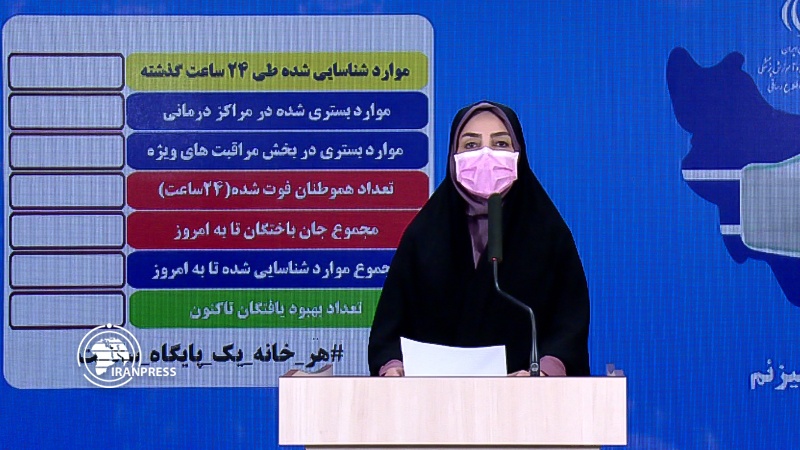 The spokeswoman for the Iranian Ministry of Health, Sima Sadat Lari
