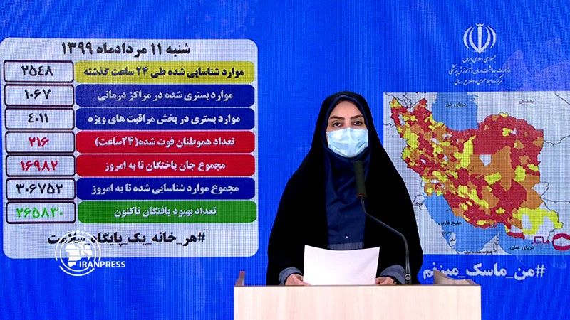 Iranpress: تعافي 256 ألفاً و830  من المصابين بفيروس كورونا في إيران