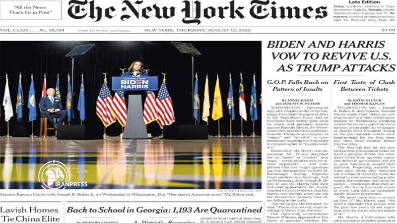World Newspapers: Biden and Harris vow to revive US as Trump attacks
