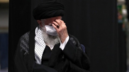 Iran Leader observed Imam Hussein mourning ceremony 