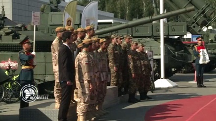فوز الفريق الإيراني بالمركز الثاني في الألعاب العسكرية الدولية بروسيا