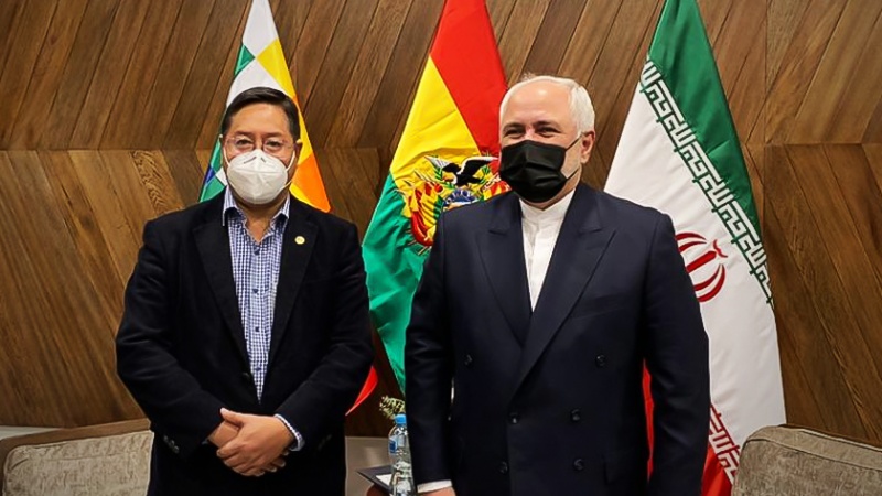 Iranpress: وزير الخارجية الإيراني يلتقي الرئيس البوليفي المنتخب