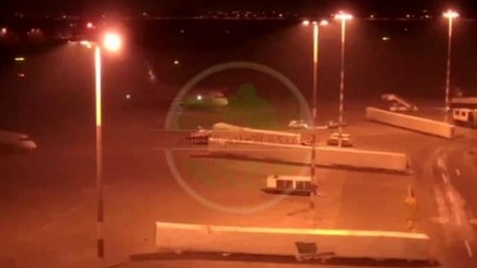 فيديو عن لحظة هبوط طائرة الفريق سليماني في مطار بغداد الدولي
