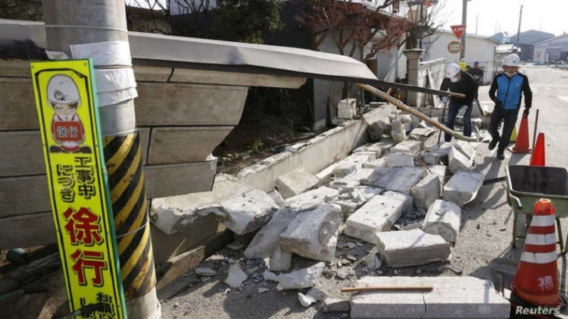 Iranpress: 150 جريحاعلى الأقل جراء زلزال اليابان المدمر 