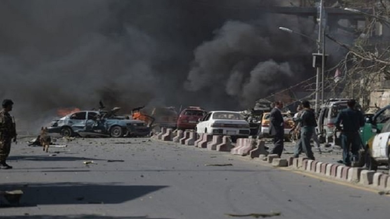 انفجار خودروی بمب گذاری شده در قندهار افغانستان