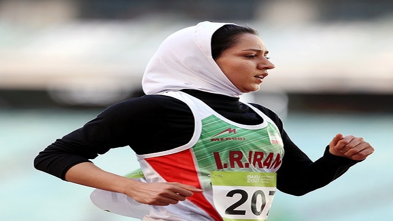 Iranpress: إيرانية تُتوّج بلقب البطولة في سباق العدو 60 متر داخل الصالات في صربيا