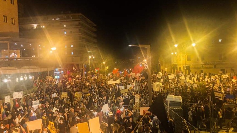 Iranpress: استمرار المظاهرات ضد نتنياهو في فلسطين المحتلة
