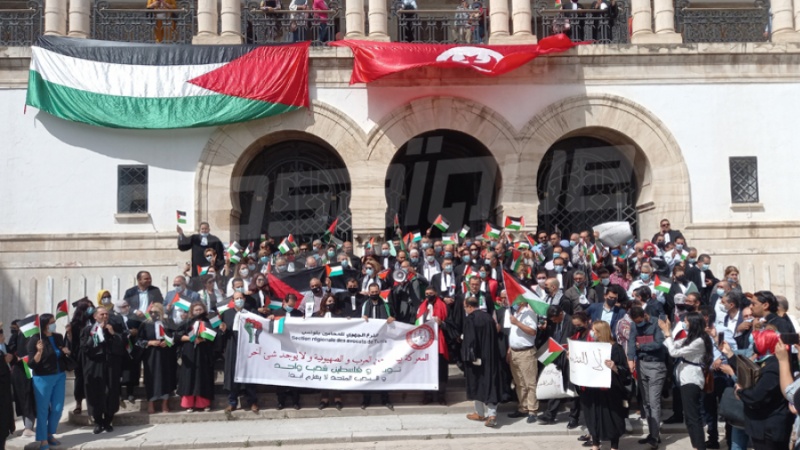 محامون تونسيون يطالبون بتجريم التطبيع‎ مع الإحتلال
