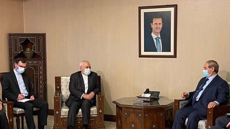 Iranpress: ظريف يعلن دعم بلاده للحكومة والشعب السوري في مواجهة الإرهاب