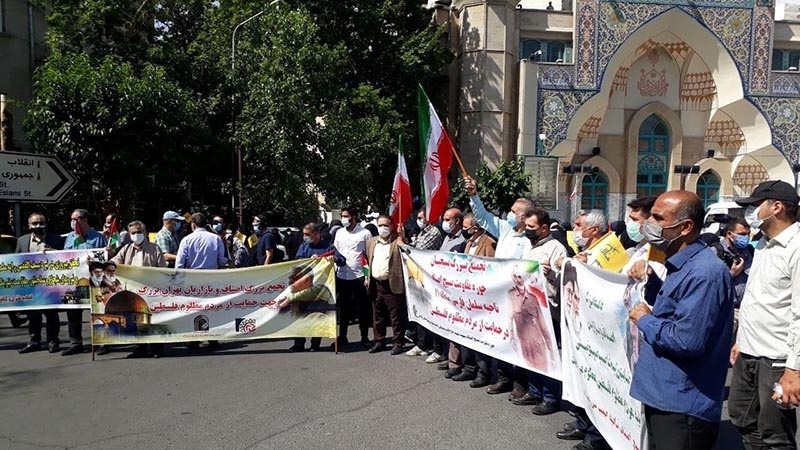 Iranpress: إقامة الإحتفال الثاني في طهران ابتهاجاً بـ’انتصار المقاومة الفلسطينية‘ 