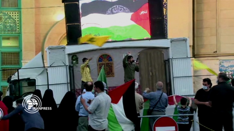 Iranpress: إحتفال بمناسبة انتصار المقاومة في معركة سيف القدس في طهران