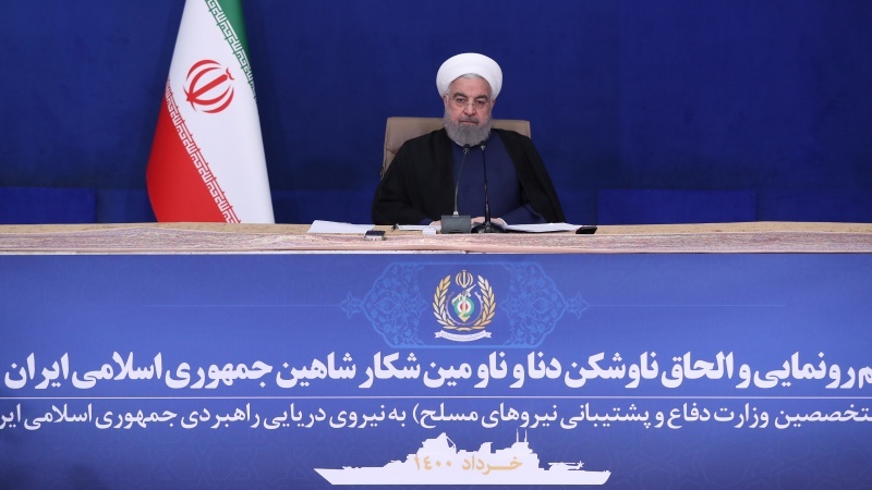 Iranpress: روحاني يؤكد على قوة الردع لدى القوات المسلحة الإيرانية