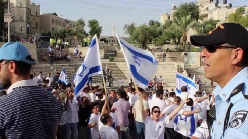 يوم الغضب واستنفار الفلسطينيين ضد مسيرة الأعلام الإسرائيلية 