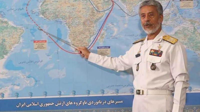 Iranpress: تواجد إيران القوي في المحيط الأطلسي لأول مرة
