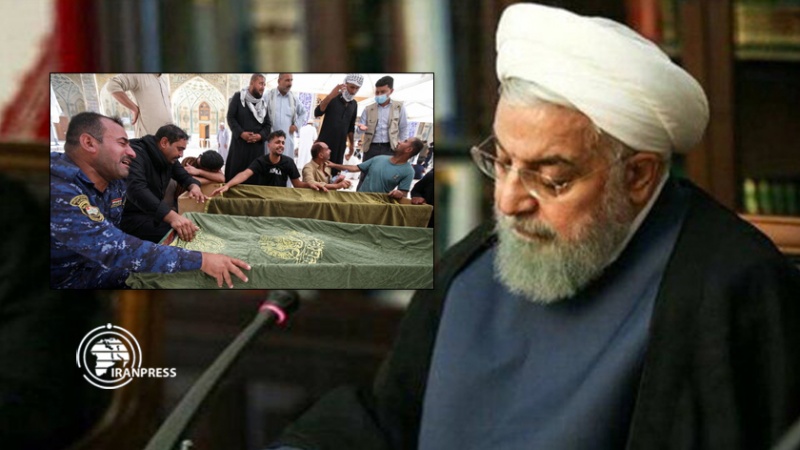 Iranpress: روحاني يعزي الشعب العراقي بحادث الحريق في مستشفى الامام الحسين  