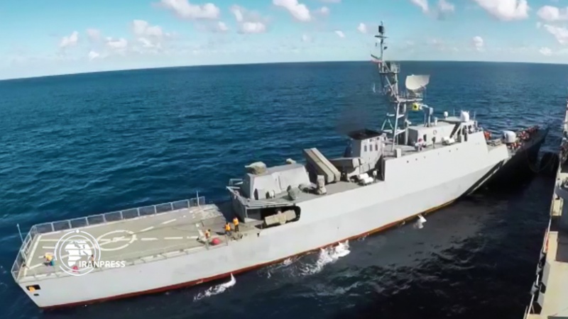 Iranpress: صور جديدة عن تواجد قطع بحرية إيرانية في المحيط الأطلسي