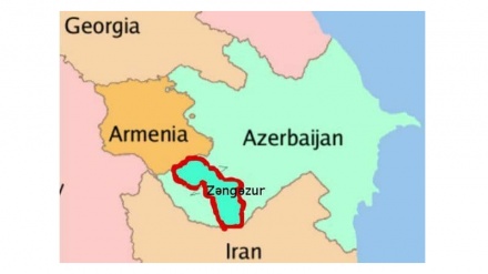 تکذیب واگذاری کریدور زنگزور به جمهوری آذربایجان توسط ارمنستان