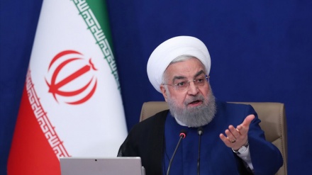 روحاني: على أمريكا أن تتحمل مسؤوليتها عن جريمة الهجوم على الطائرة الإيرانية