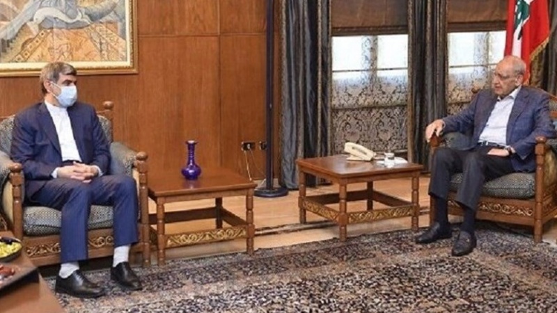 Iranpress: السفير الإيراني لدى بيروت يلتقي رئيس البرلمان اللبناني
