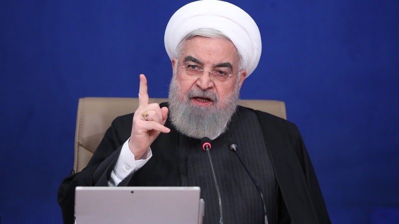 Iranpress: روحاني: الطفرة في الانتاج استمرت في ظل الحرب الاقتصادية وتفشي كورونا