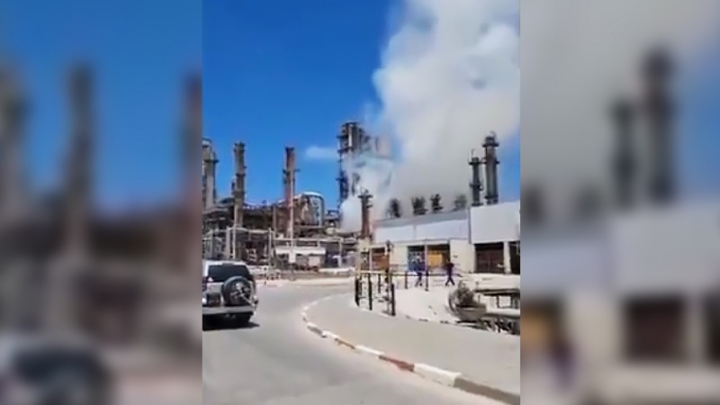 Iranpress: انفجار قوي يهز مصفاة نفط بمدينة أشدود في فلسطين المحتلة