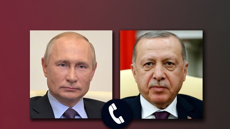 گفت‌وگوی تلفنی اردوغان و پوتین درباره مسائل منطقه و جهان